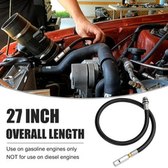 MainUseool 27-inch tube length shown for reach and audible positioning in tight engine bays