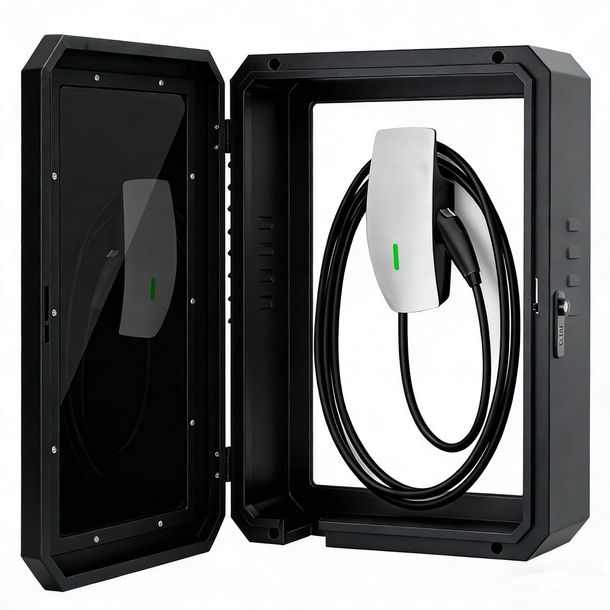 Maizengauto front view of lockable enclosure showing secure protection
