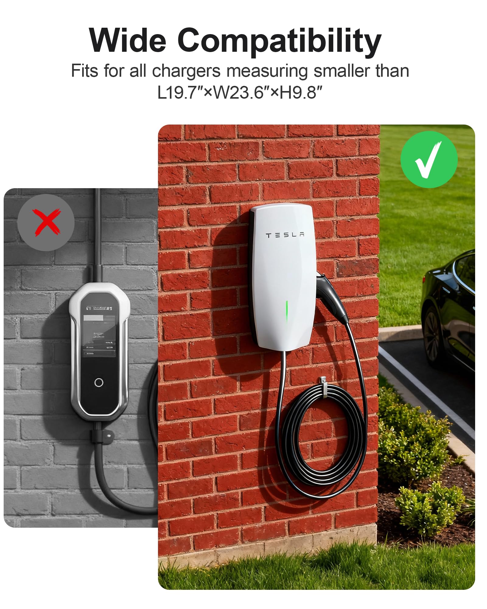 Maizengauto installed in driveway offering neat, weather protection