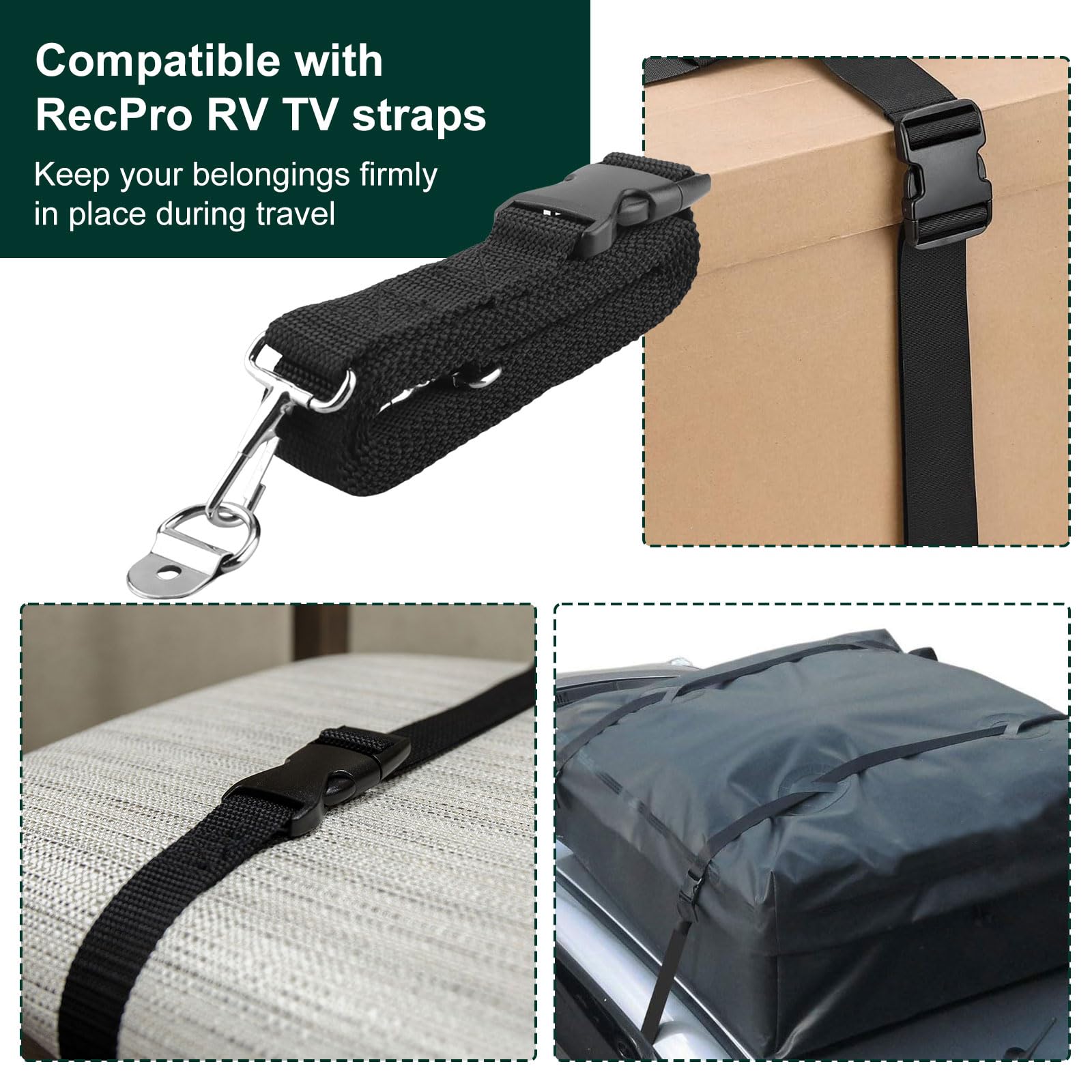 Malae hook attached to cargo rail showing quick temporary fastening