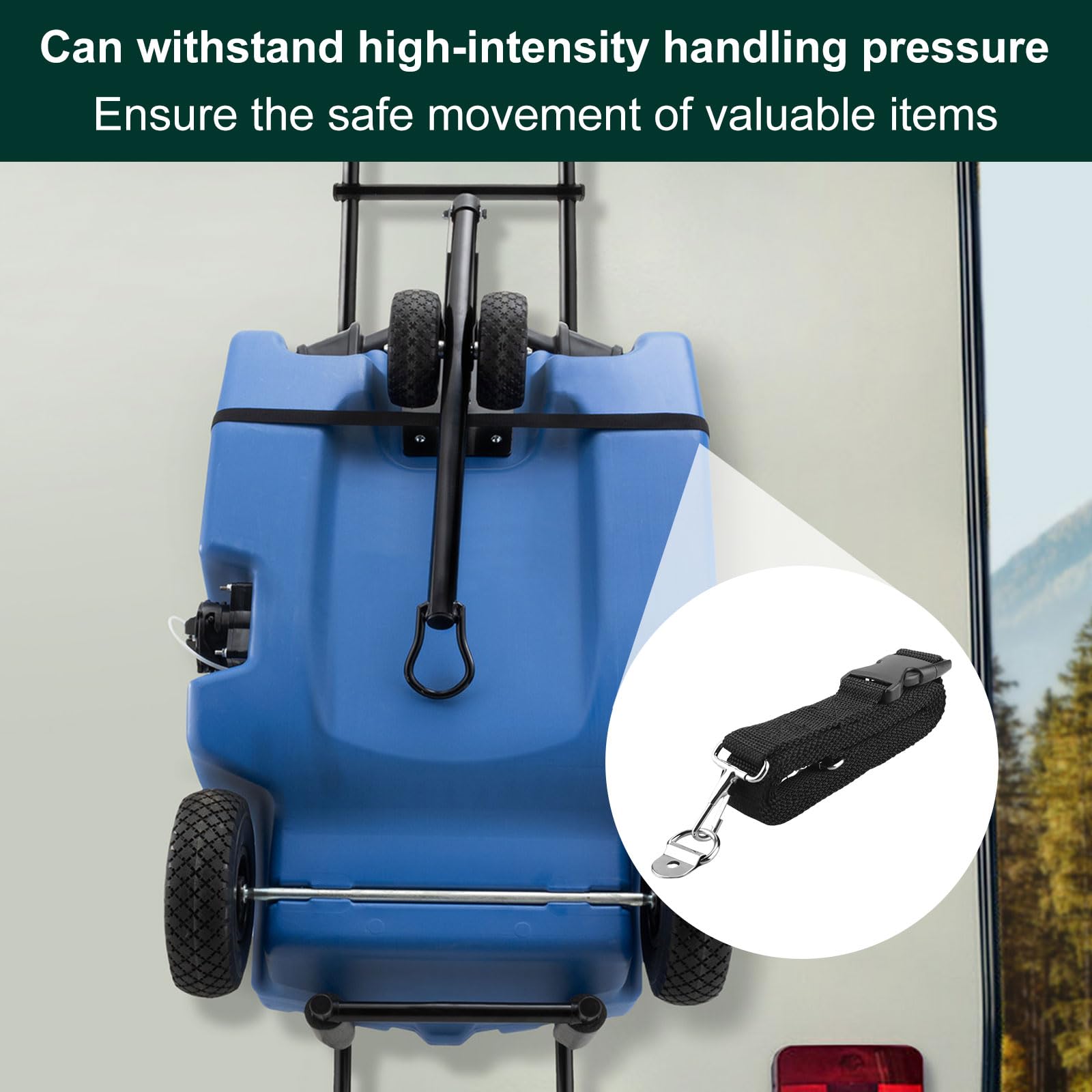 Malae size comparison with ruler showing strap length and fit clarity