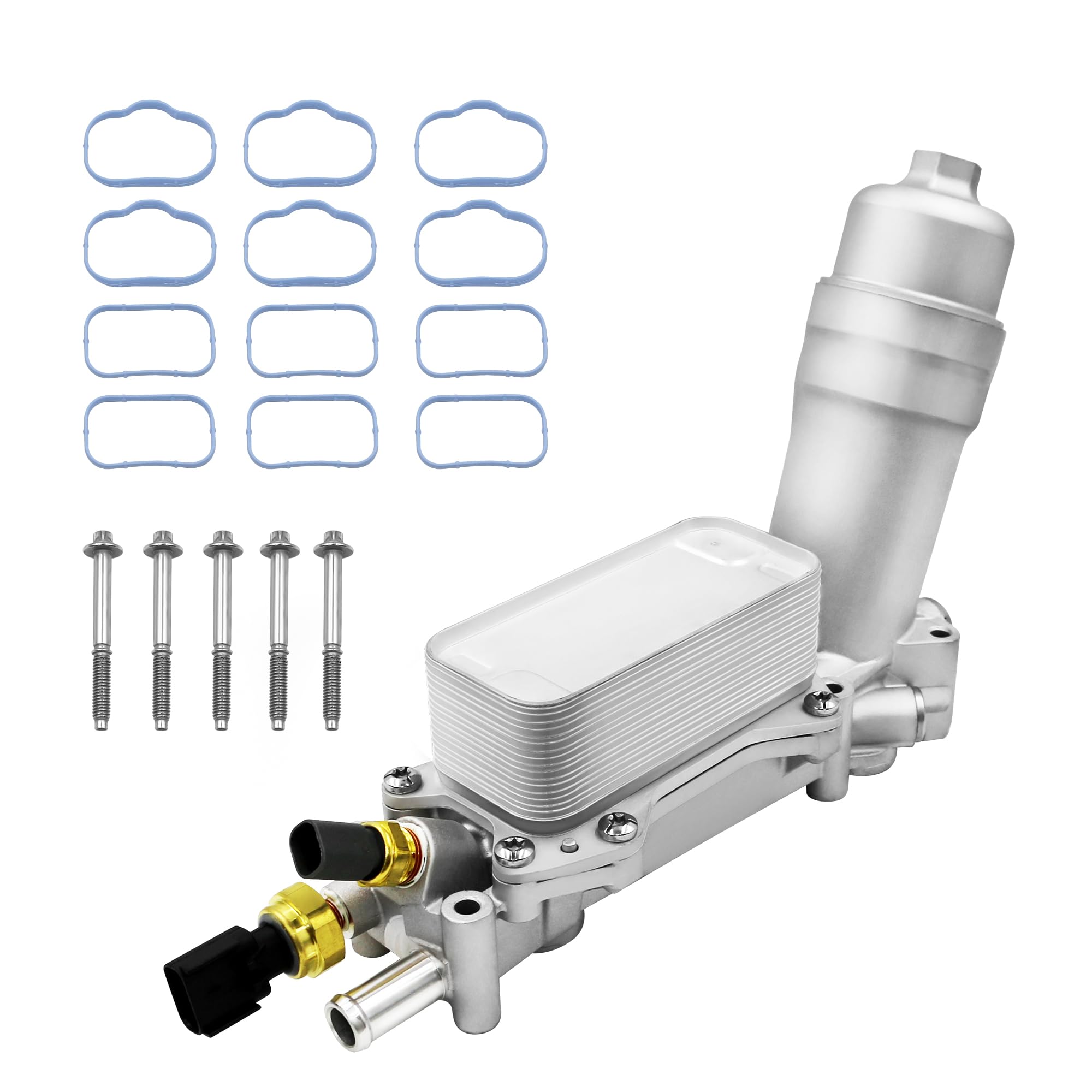 Mango S front view oil cooler housing showing fit and durable design
