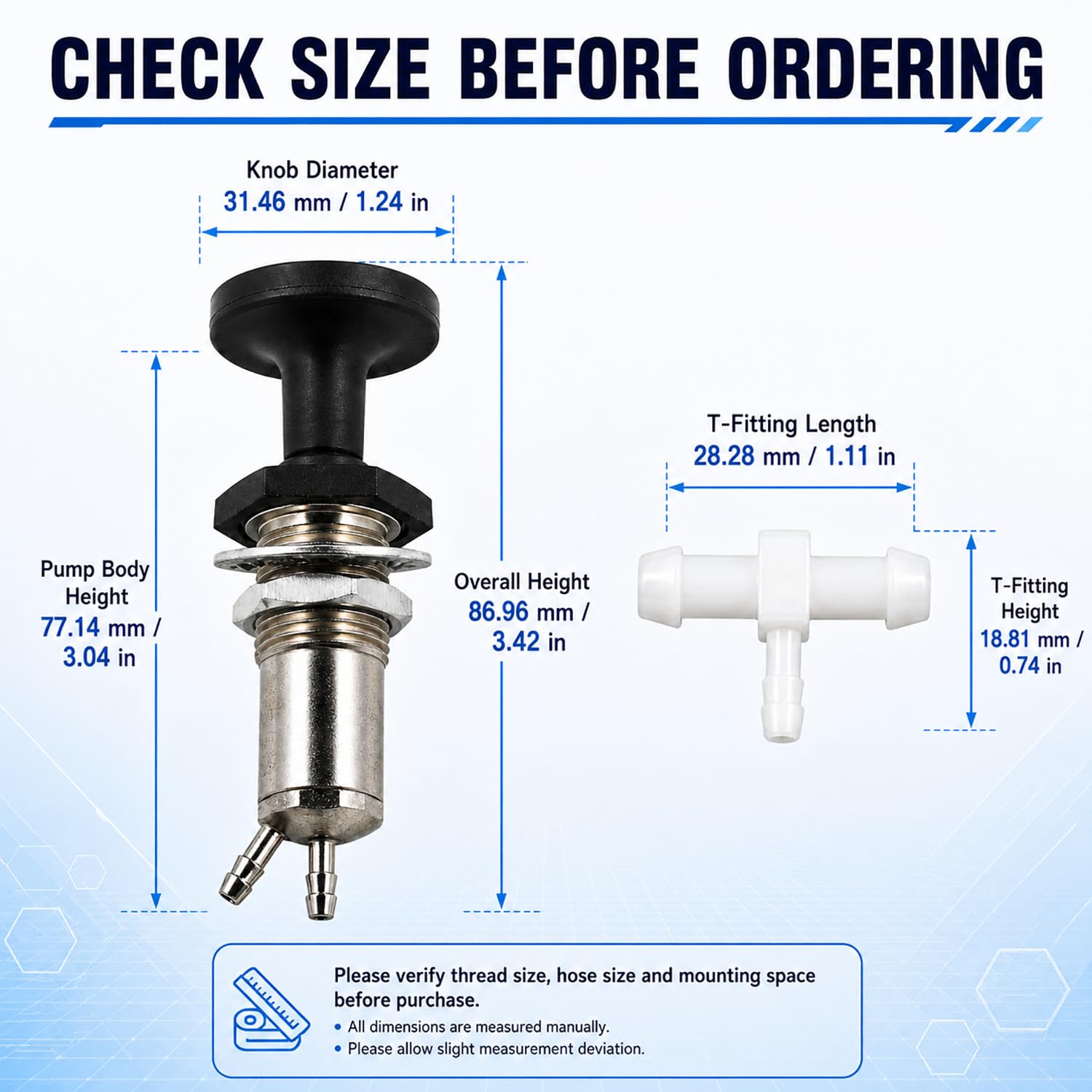 Manioiity primer plunger closeup showing durable seal and reliable operation