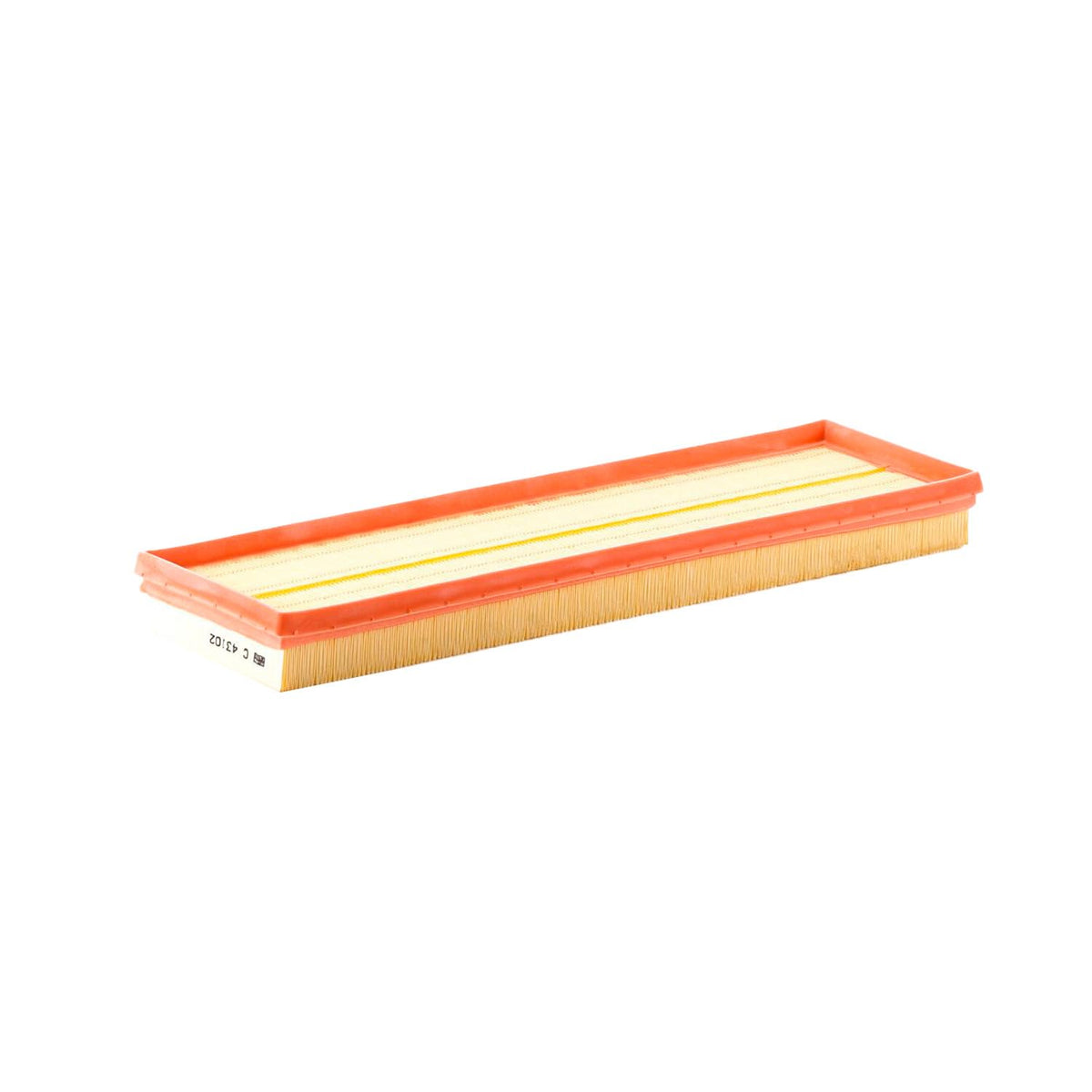 Mann Filter C43102 front view showing fit and frame, ensures correct OEM replacement