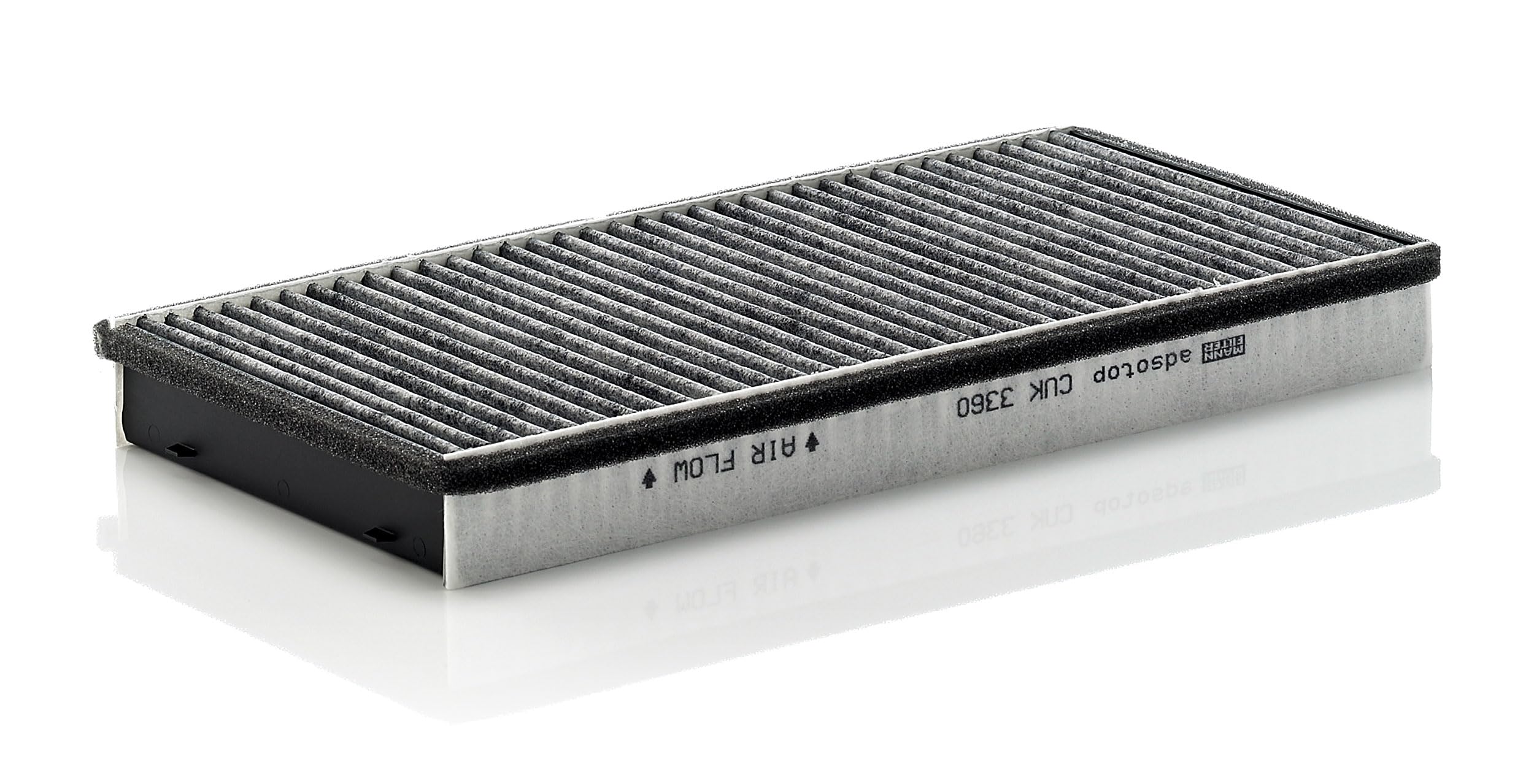 Mann-Filter CUK 3360 installed in Porsche HVAC housing for correct fit