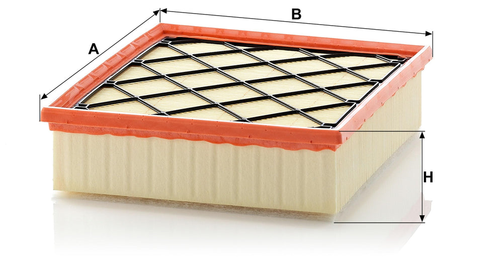 Mann Filter gasket seal detail demonstrating tight fit and leak prevention