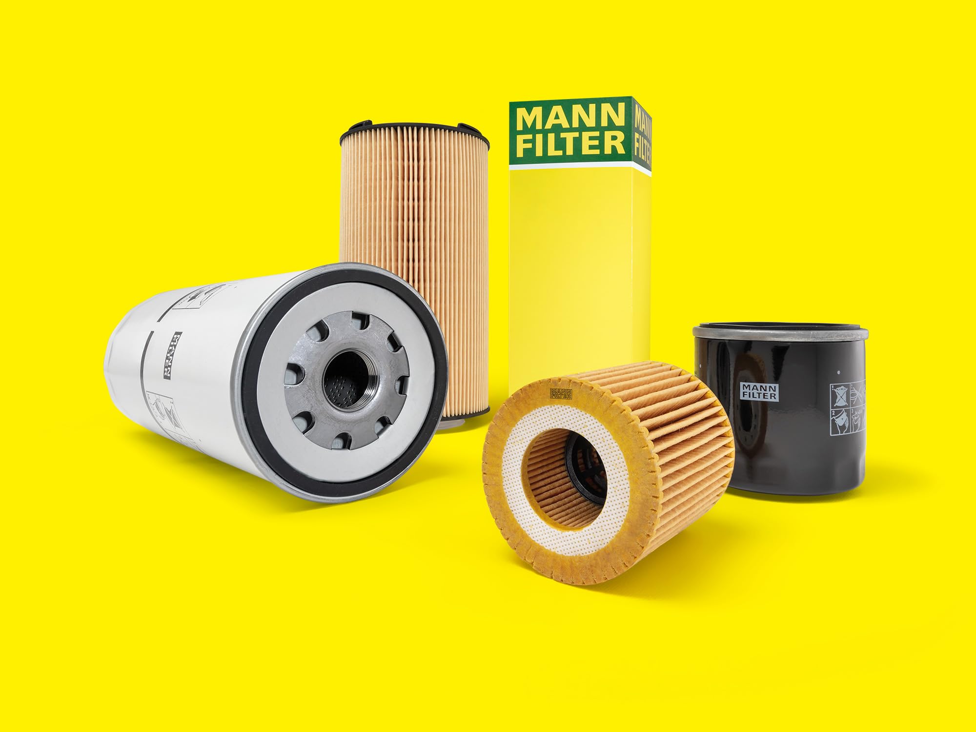 Mann-Filter HU 6014/1 Z next to ruler showing dimensions for accurate fit verification