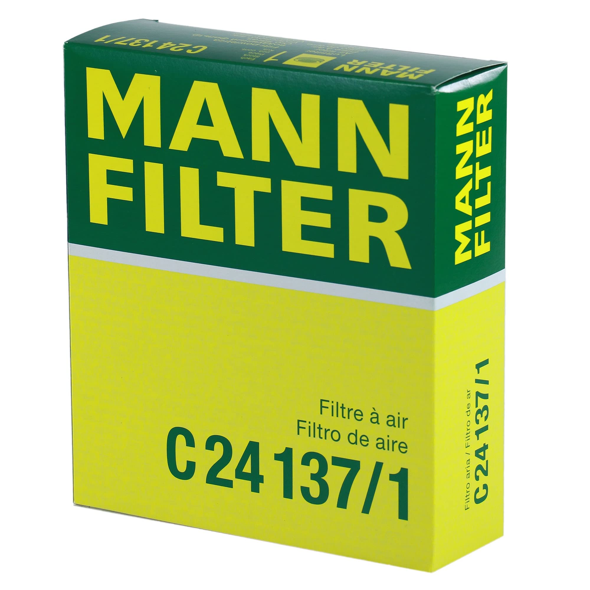 Mann Filter labeled part number close-up ensuring correct replacement choice