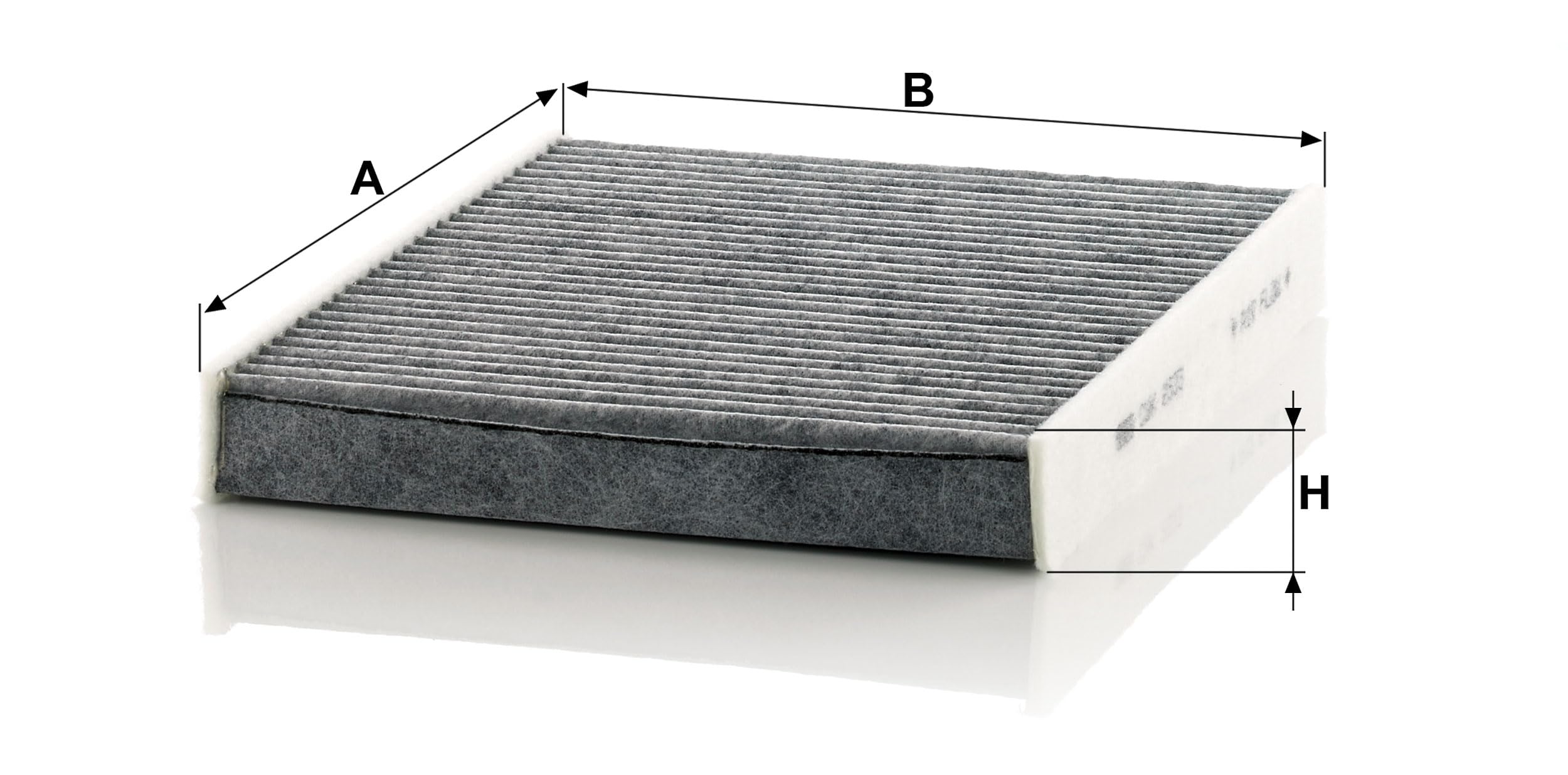 Mann Filter non-woven media detail highlighting particle capture and durability