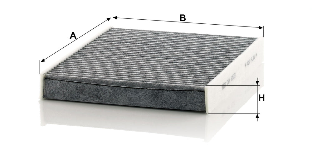 Mann Filter non-woven media detail highlighting particle capture and durability