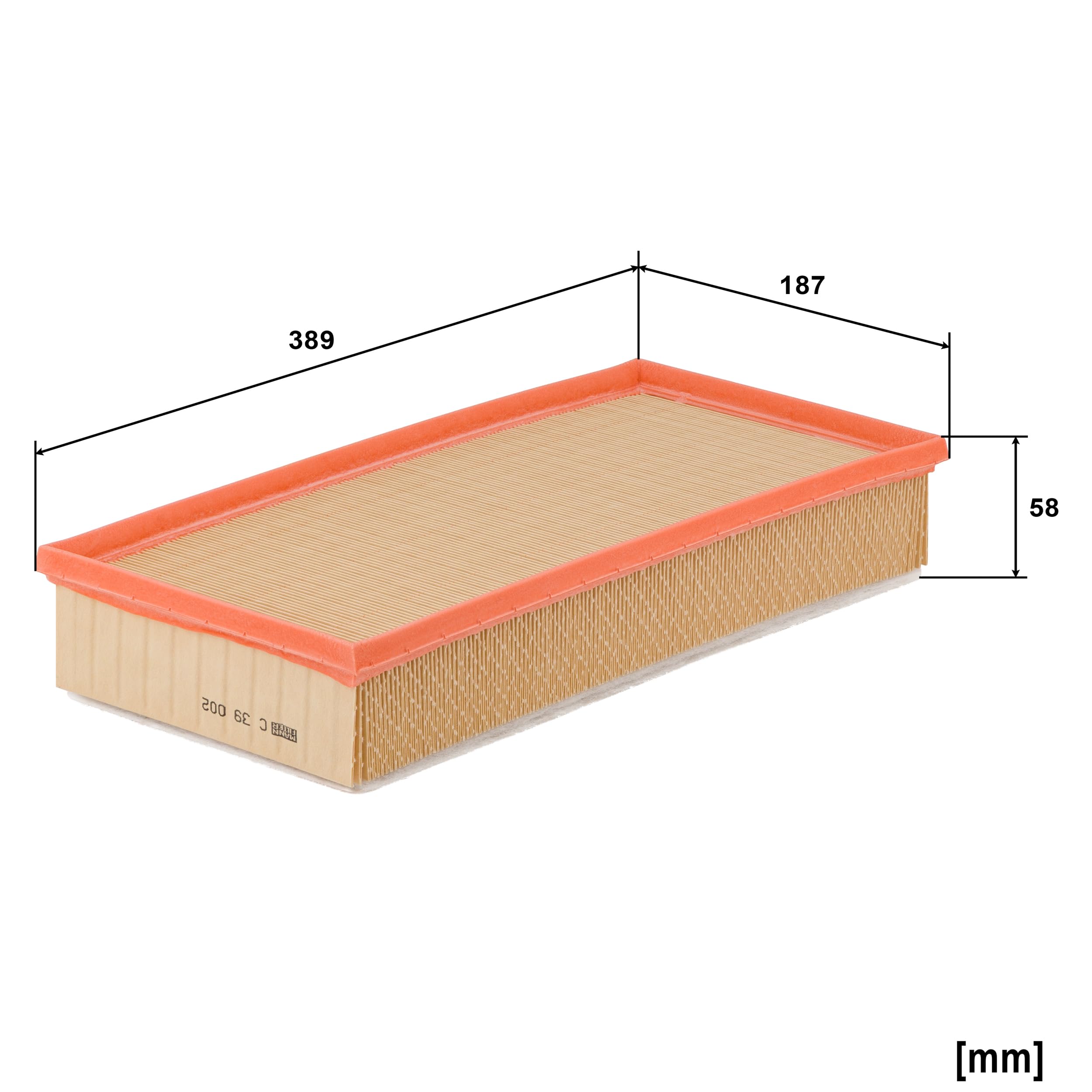 Mann Filter packaging and label showing model compatibility for confident purchase