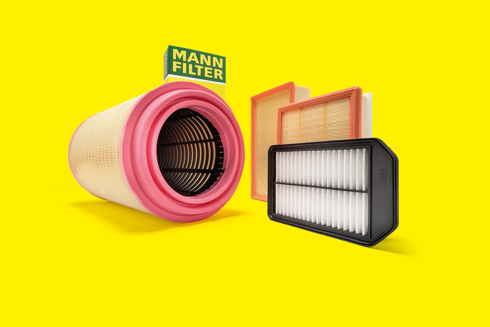 Mann Filter pleat edge seal detail preventing air bypass