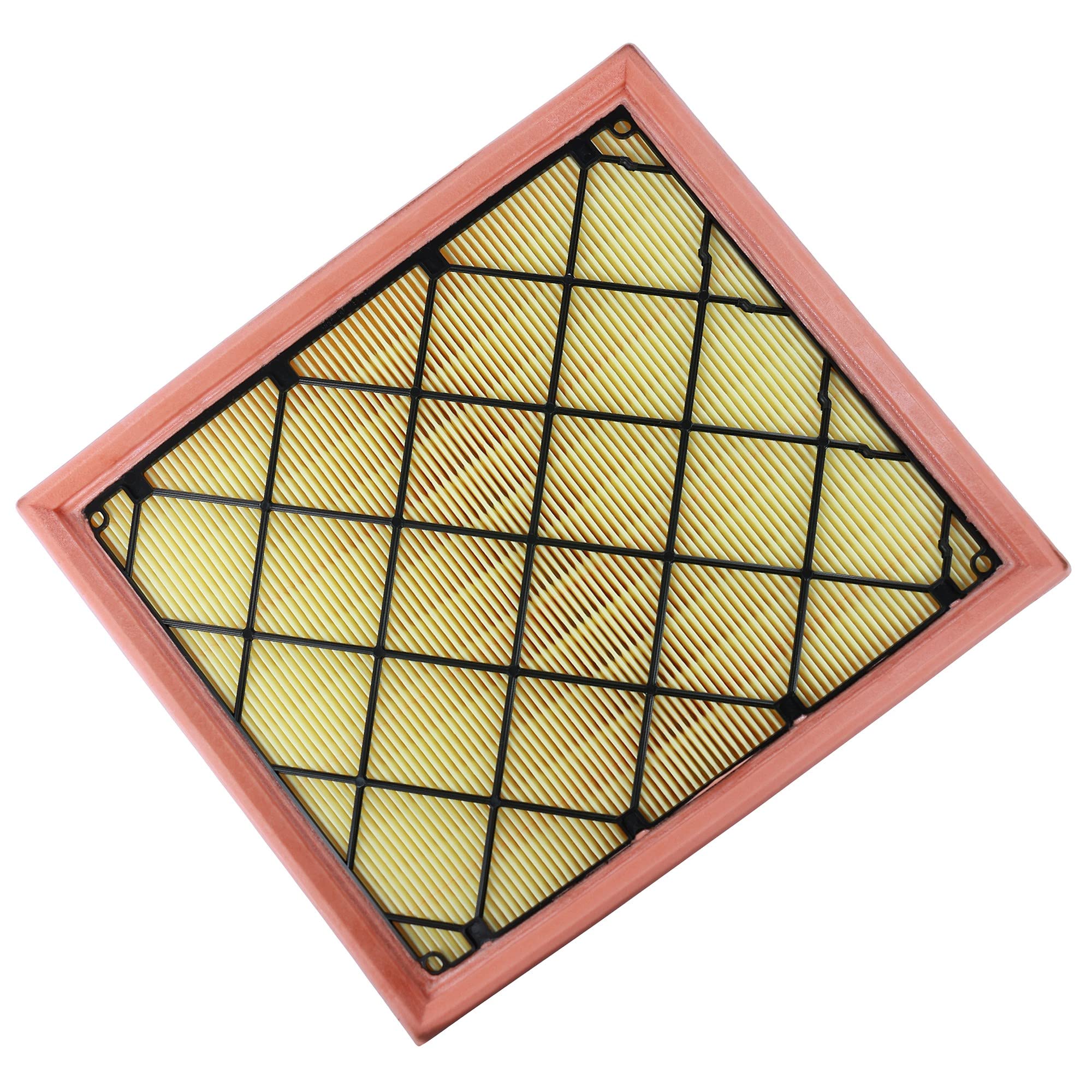 Mann Filter side profile showing pleats to maintain airflow and filtration