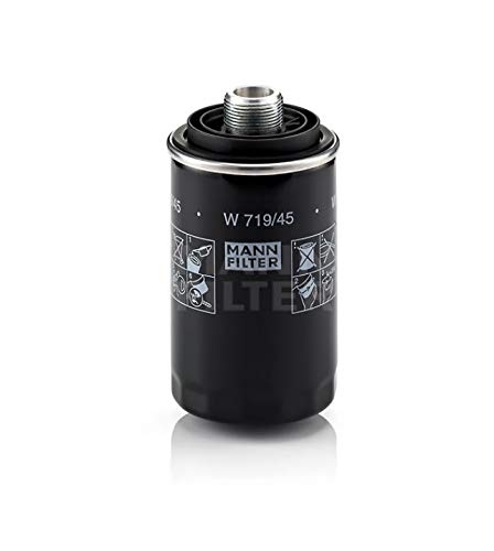 Mann-Filter W 719/45 front view showing canister and label for easy identification and correct fit