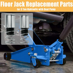 MANUTEX springs retainers covers and C-rings laid out for easy installation