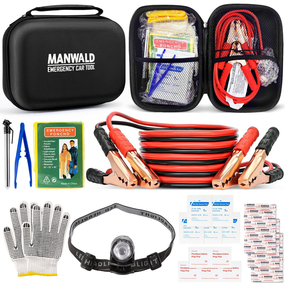MANWALD front view of tool kit bag showing compact storage and durable canvas