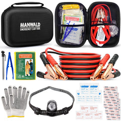 MANWALD front view of tool kit bag showing compact storage and durable canvas