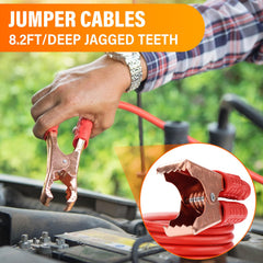 MANWALD heavy-duty jumper cables detail for reliable battery jump starts