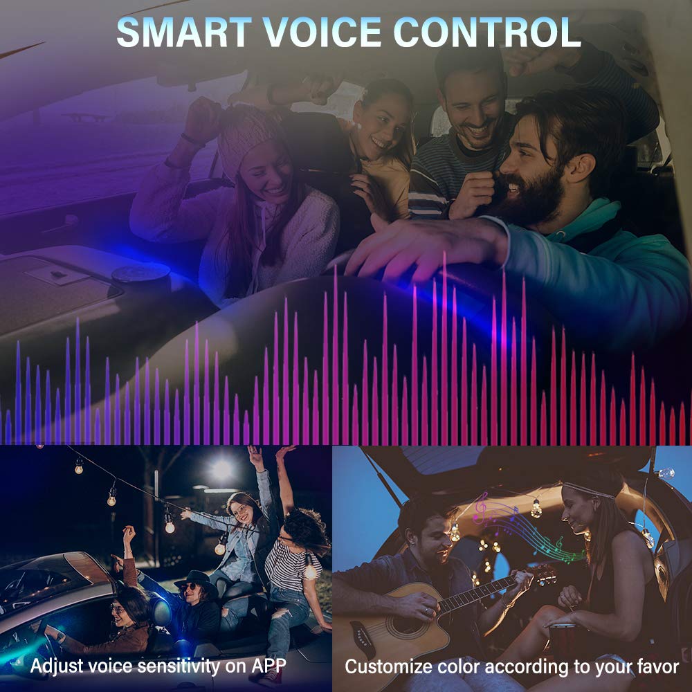 MAODANER mobile app control screen enabling precise color and timing benefit