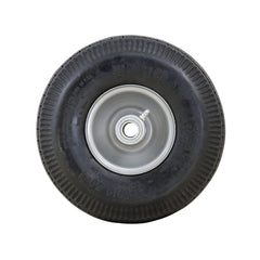 Marathon close-up of sawtooth tread providing improved traction on mixed surfaces
