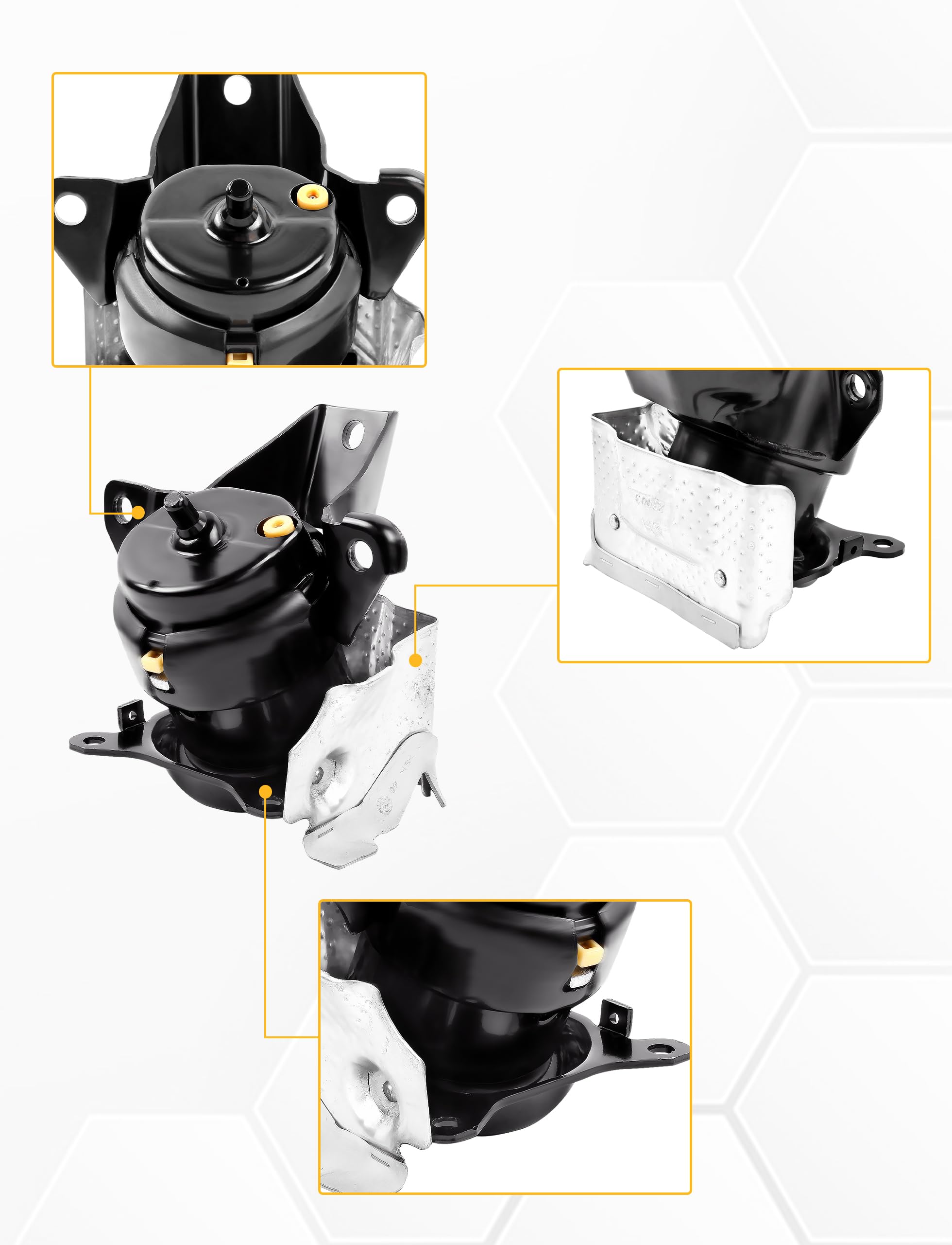 Mardarth motor mount next to ruler showing scale for fitment confirmation