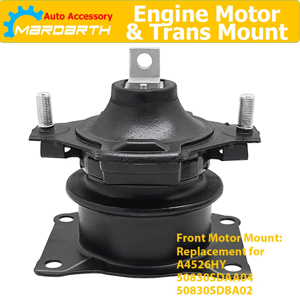 Mardarth top view of transmission mount bolt pattern demonstrating precise direct-fit alignment