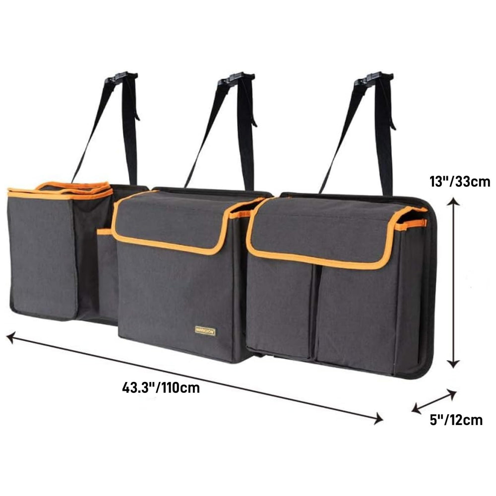 MARKSIGN cooler compartment with zipper lid protecting chilled drinks