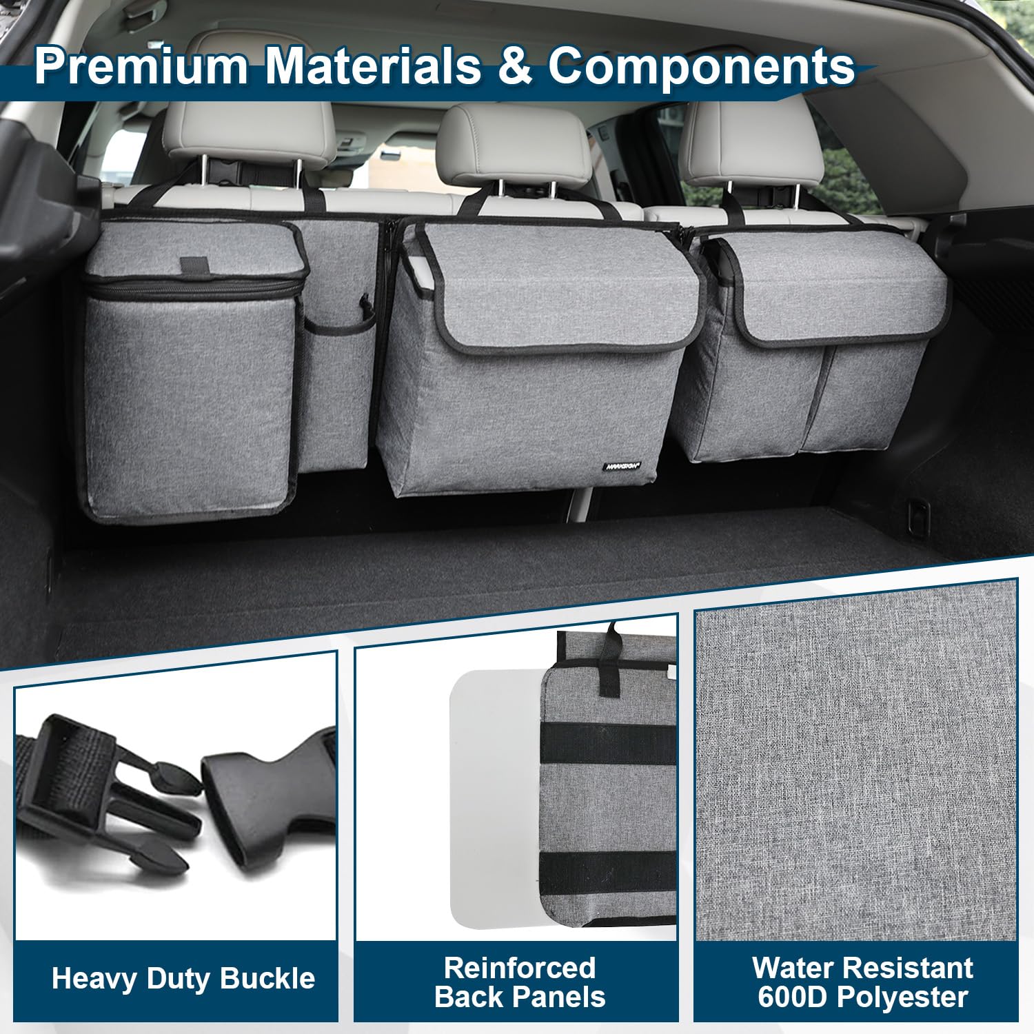 MARKSIGN detachable modules and heavy-duty SBS zippers for flexible use