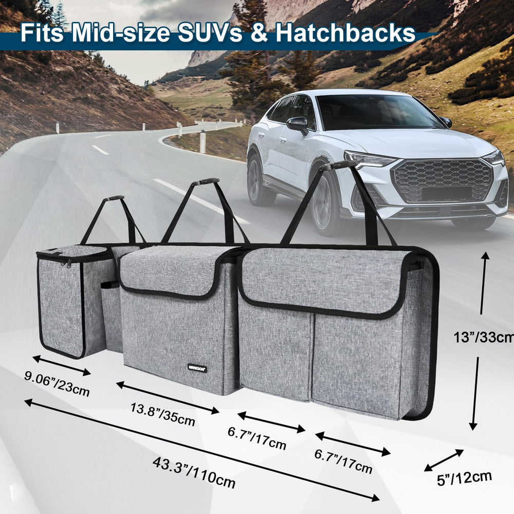 MARKSIGN insulated cooler compartment with zippered lid keeping drinks cold
