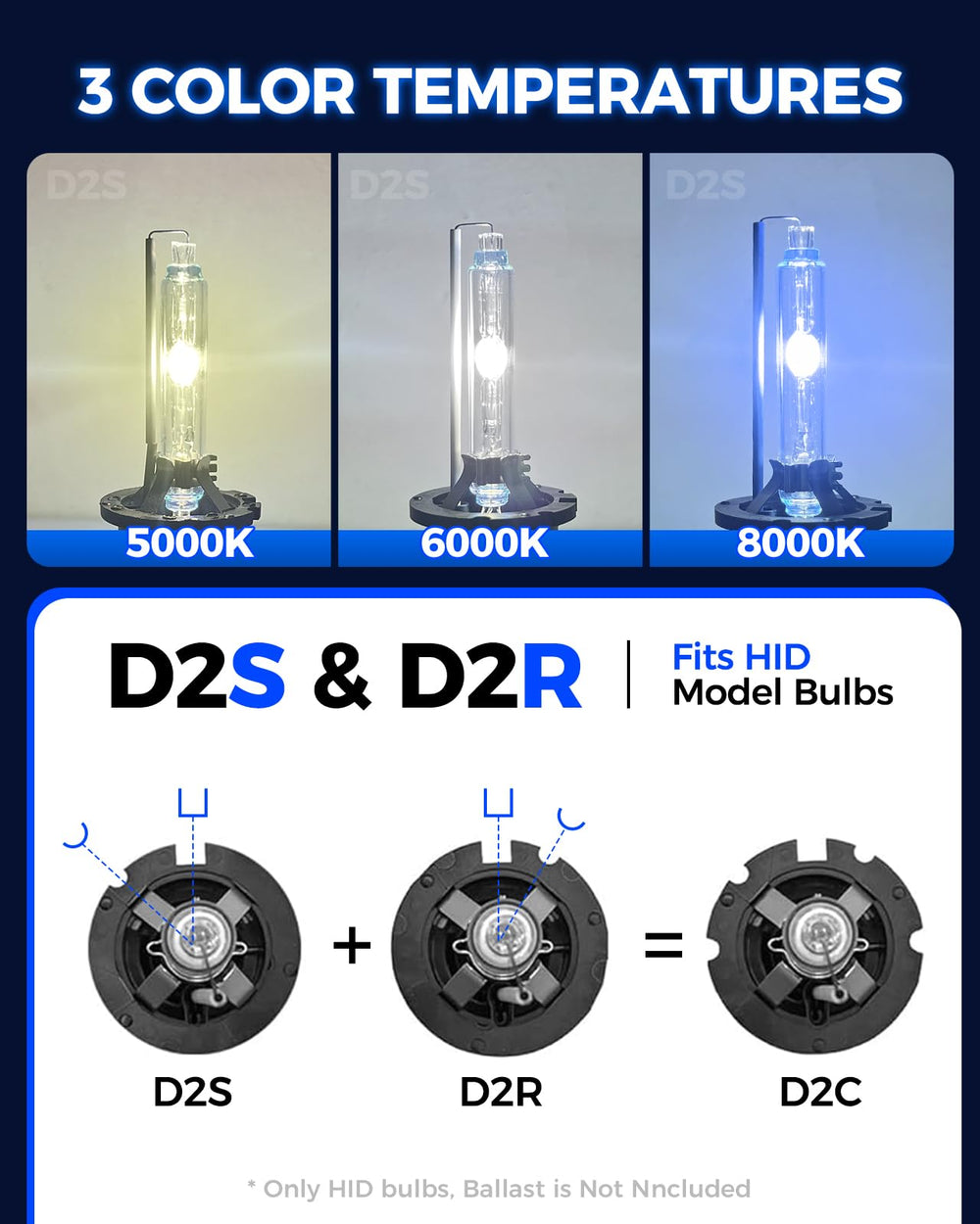 Marsauto D2S beam pattern projected on road showing clear cutoff benefit