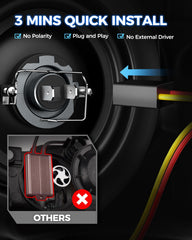 Marsauto M1S H7 aluminum housing close-up showing heat control for longevity
