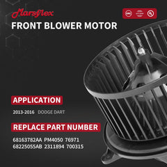 Marsflex fan cage detail highlighting blade shape for improved air volume