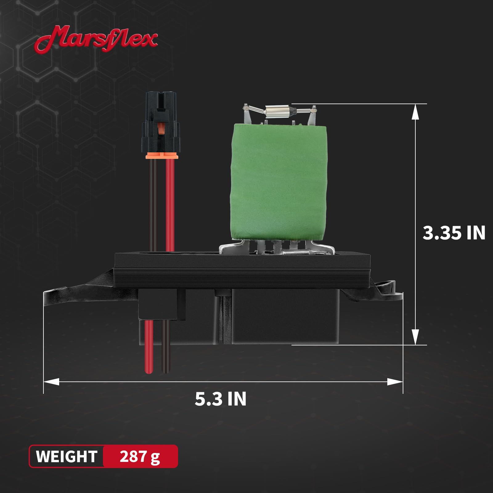 Marsflex angle view during mock installation showing bolt locations and access