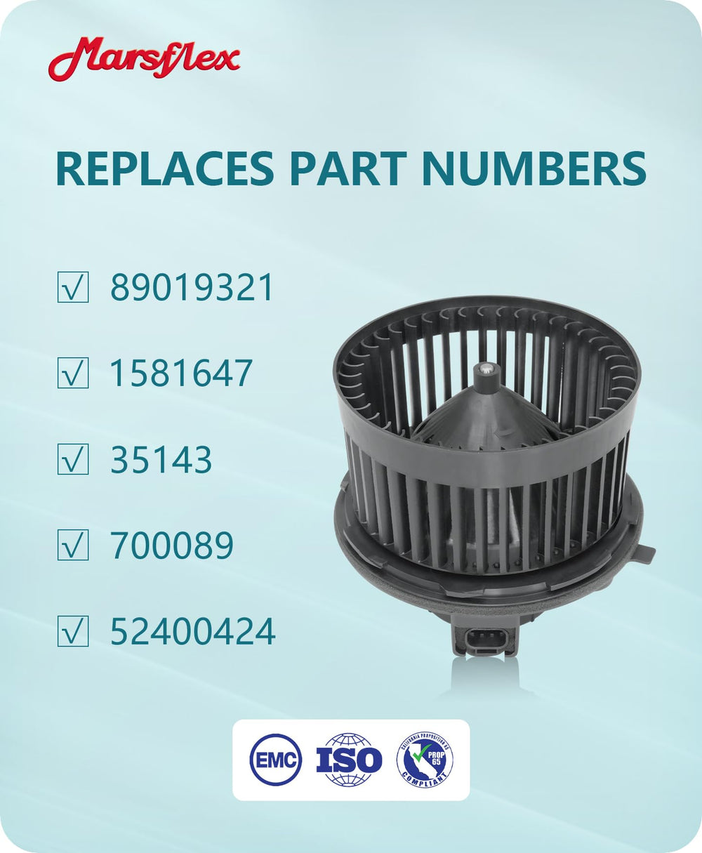 Marsflex motor housing detail showing durable construction and long life