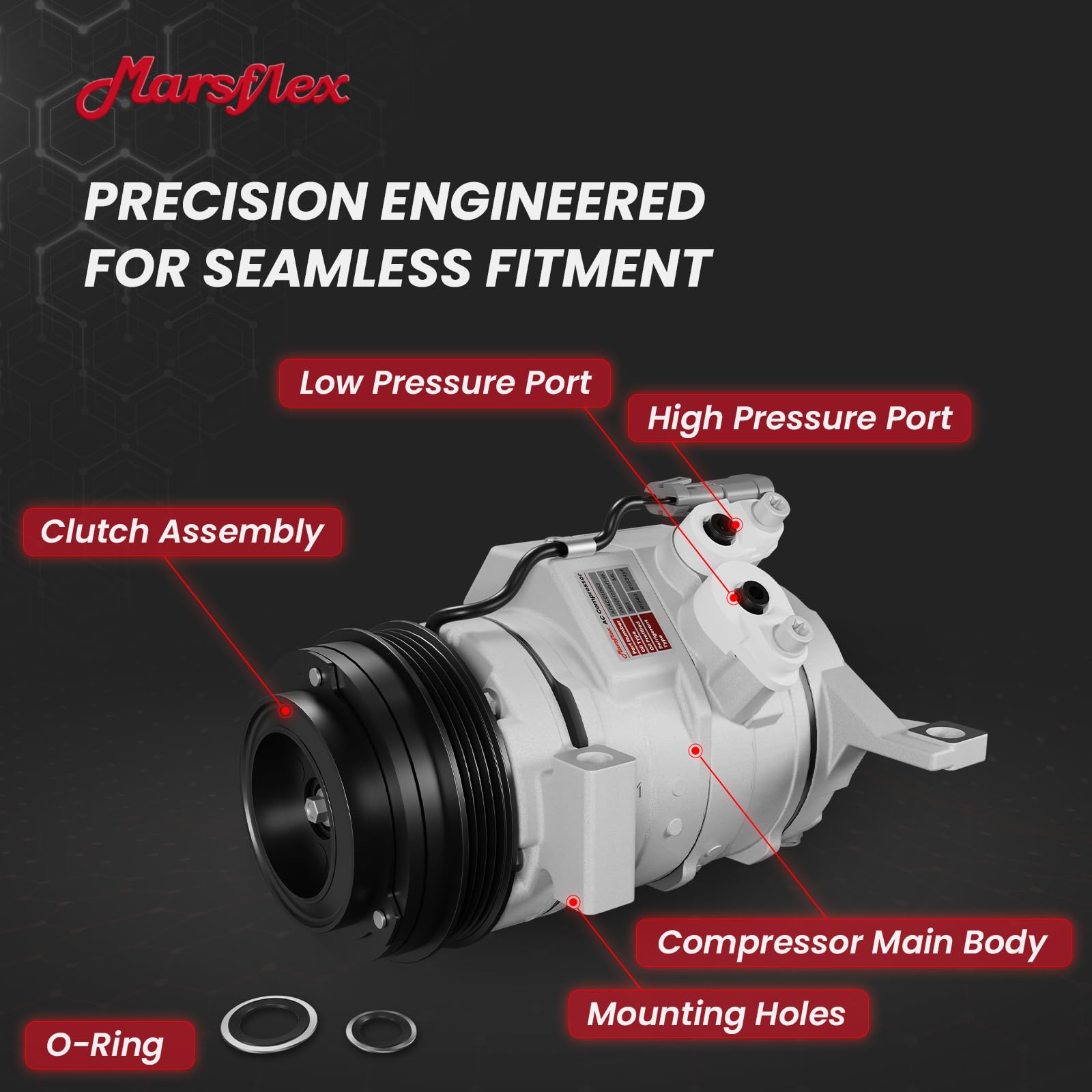 Marsflex packaging and accessories showing included gloves and convenience