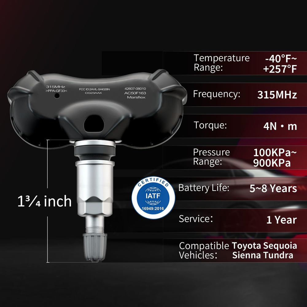 Marsflex valve stem closeup highlighting durable metal stem and seal benefit