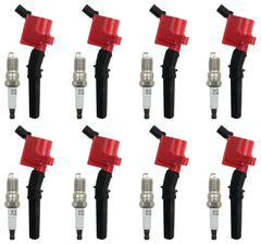 Marsram front packaging showing 8 coils and 8 spark plugs for easy replacement