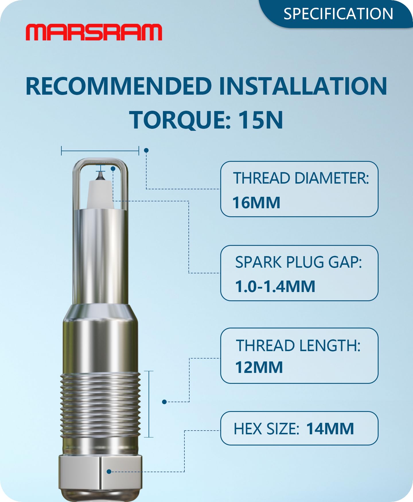 Marsram labeled part number view to verify FD508 and compatible replacements