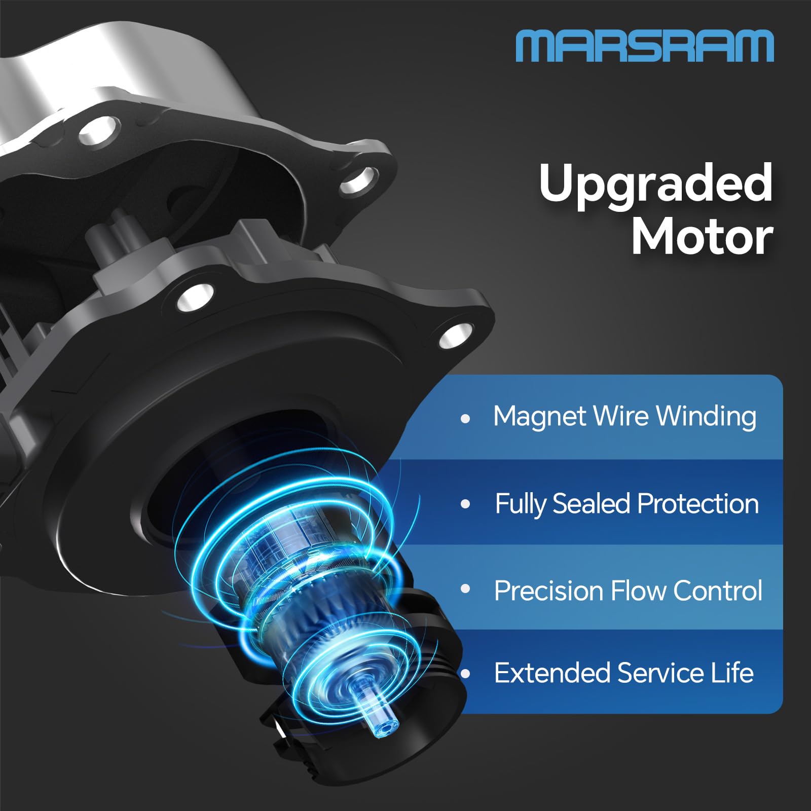 Marsram packaging and label showing part number clarity benefit