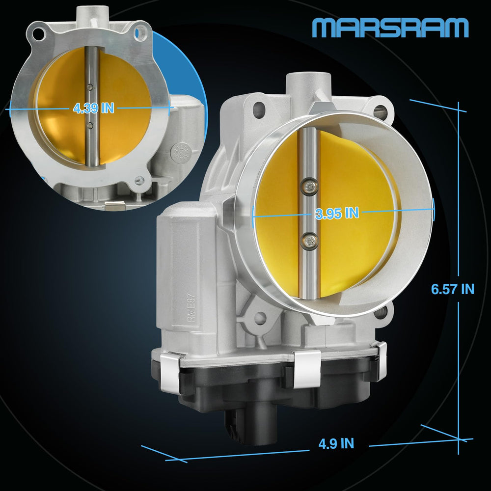 Marsram throttle body label with part number for easy verification and correct fit