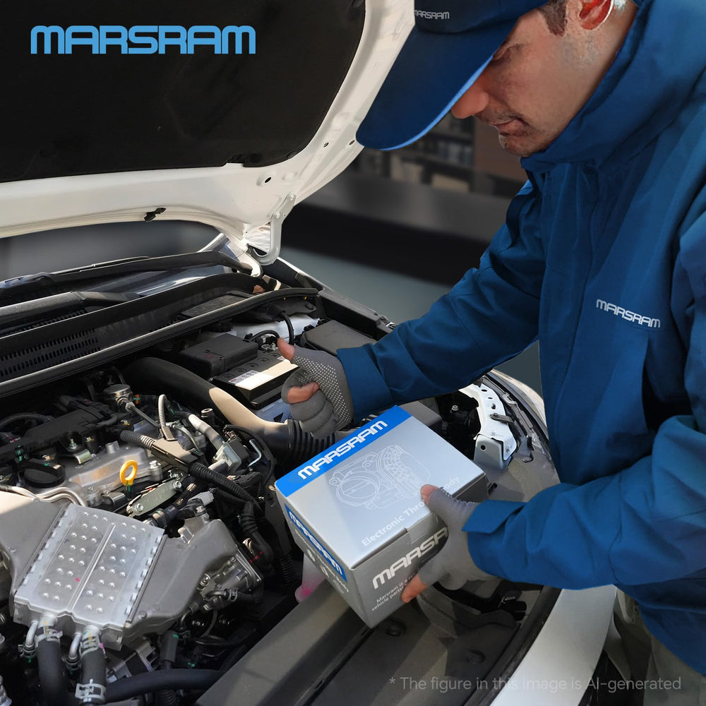Marsram throttle body packaging and included component ready for professional installation