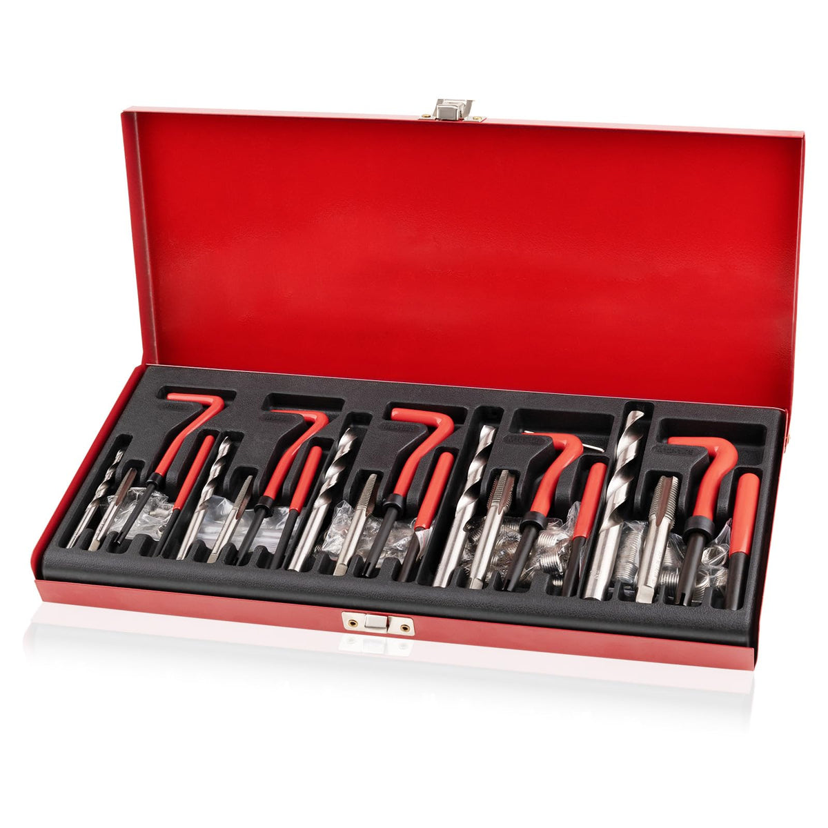 Marvelity front-open case showing organized kit for fast repairs