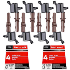 MAS ignition coils and SP-509 front packaging showing full replacement kit benefits
