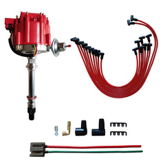 MAS distributor front view showing cap and housing for reliable ignition