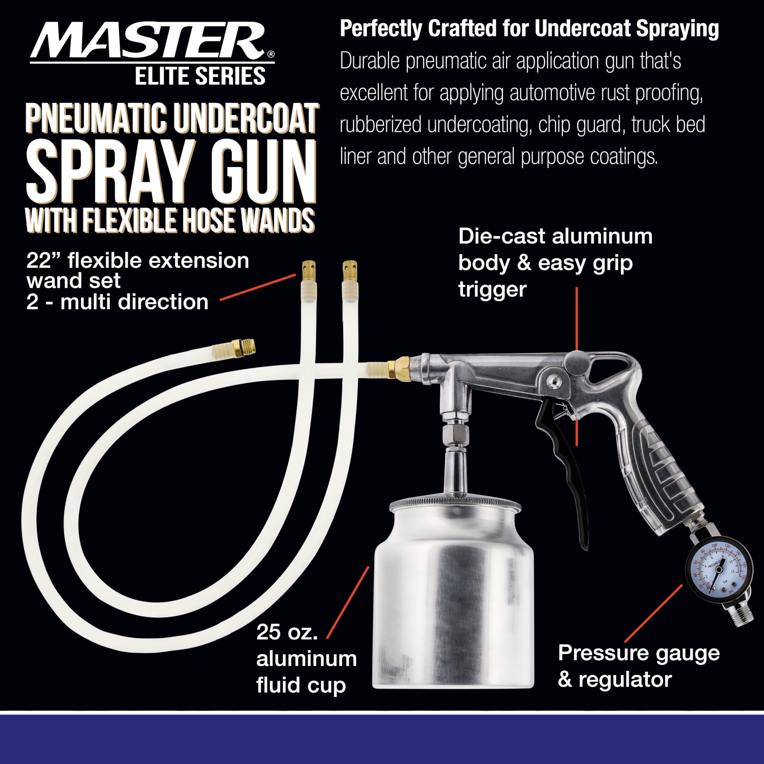 Master Airbrush 25 oz suction cup assembled on gun reducing refill frequency on large jobs