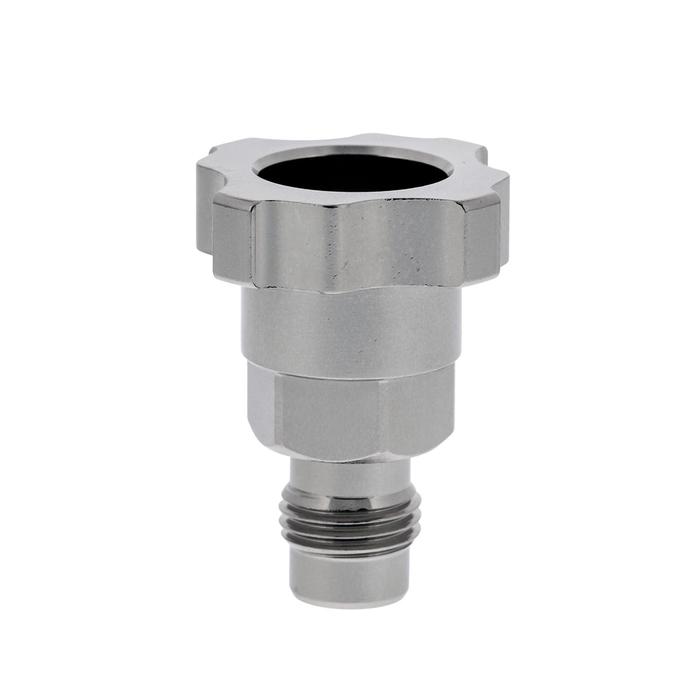 Master Airbrush MPS adapter with disposable liner and lid showing faster color changes