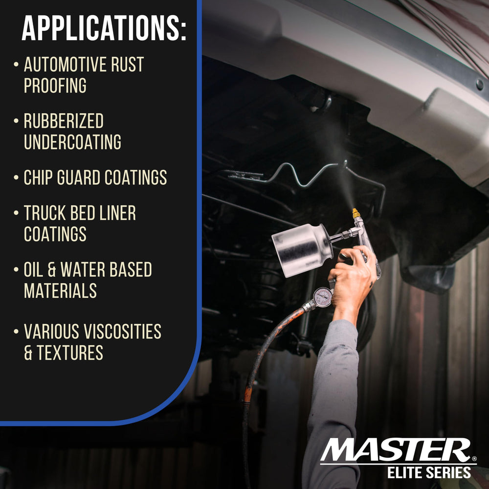 Master Airbrush trigger and aluminum body detail ergonomic grip for reduced operator fatigue