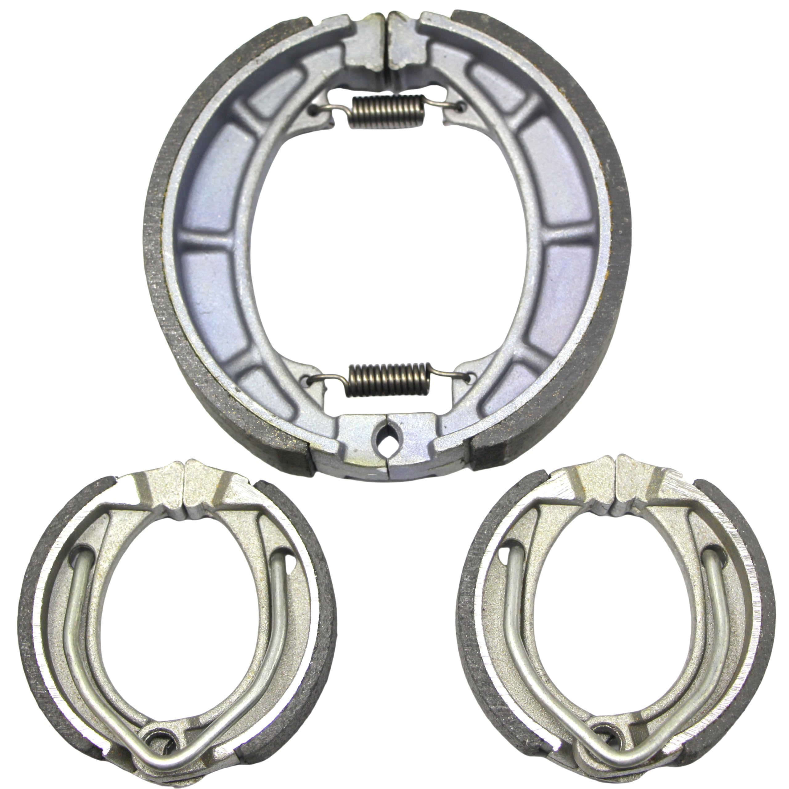 Master Chen packaging showing three sets of brake shoes and part details, clear identification benefit