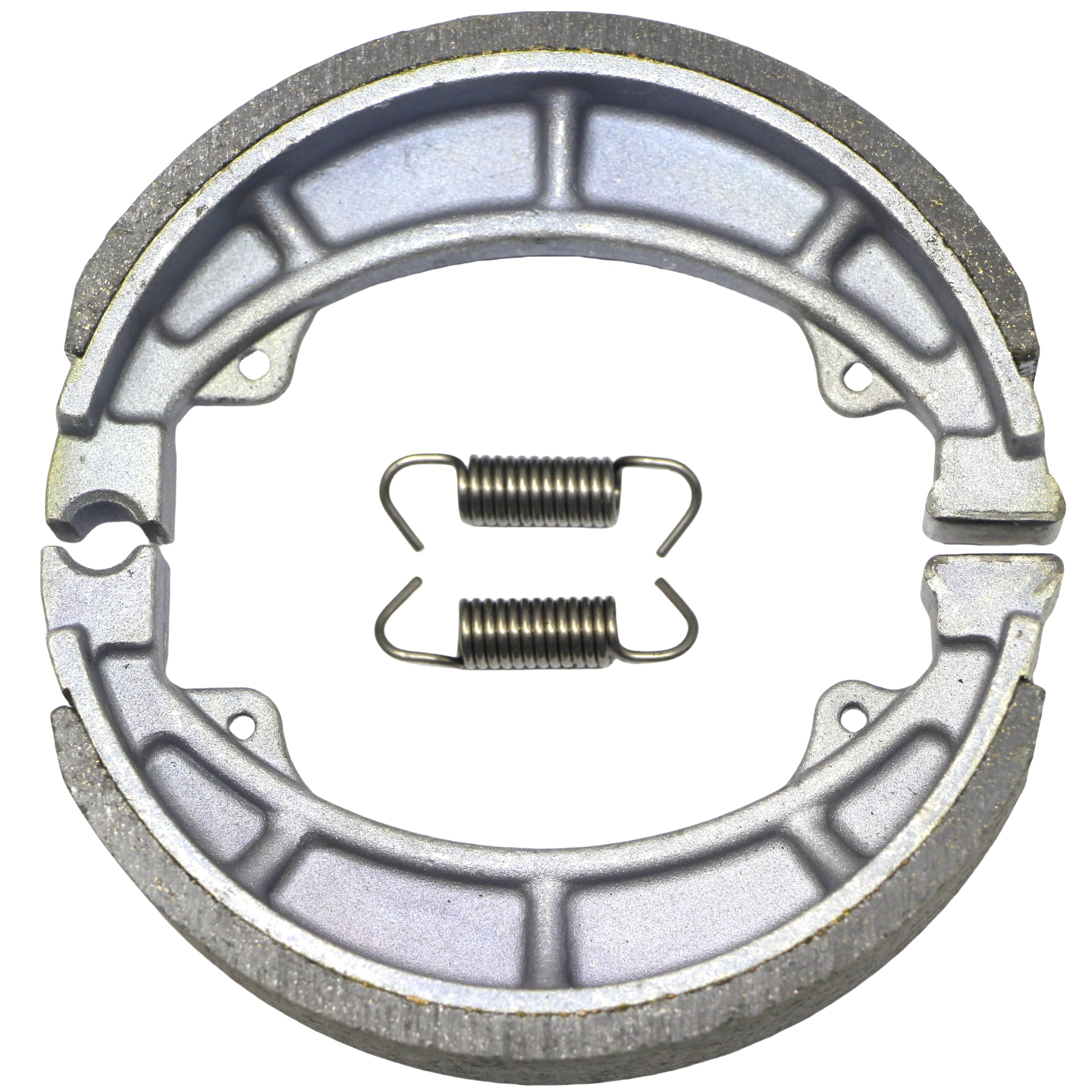 Master Chen installed front brake shoes on Polaris drum demonstrating proper fit and restored braking benefit