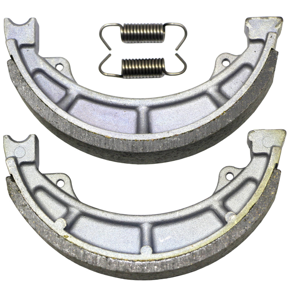 Master Chen brake shoe next to ruler showing dimensions for accurate fit verification benefit